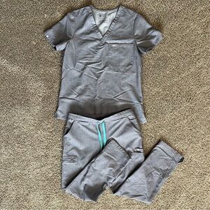 Gray Scrub Set